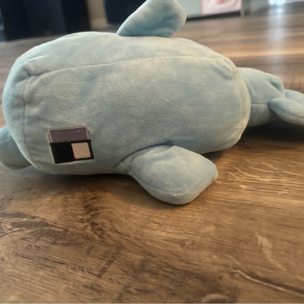 Mattel Light Blue Stuffed Whale